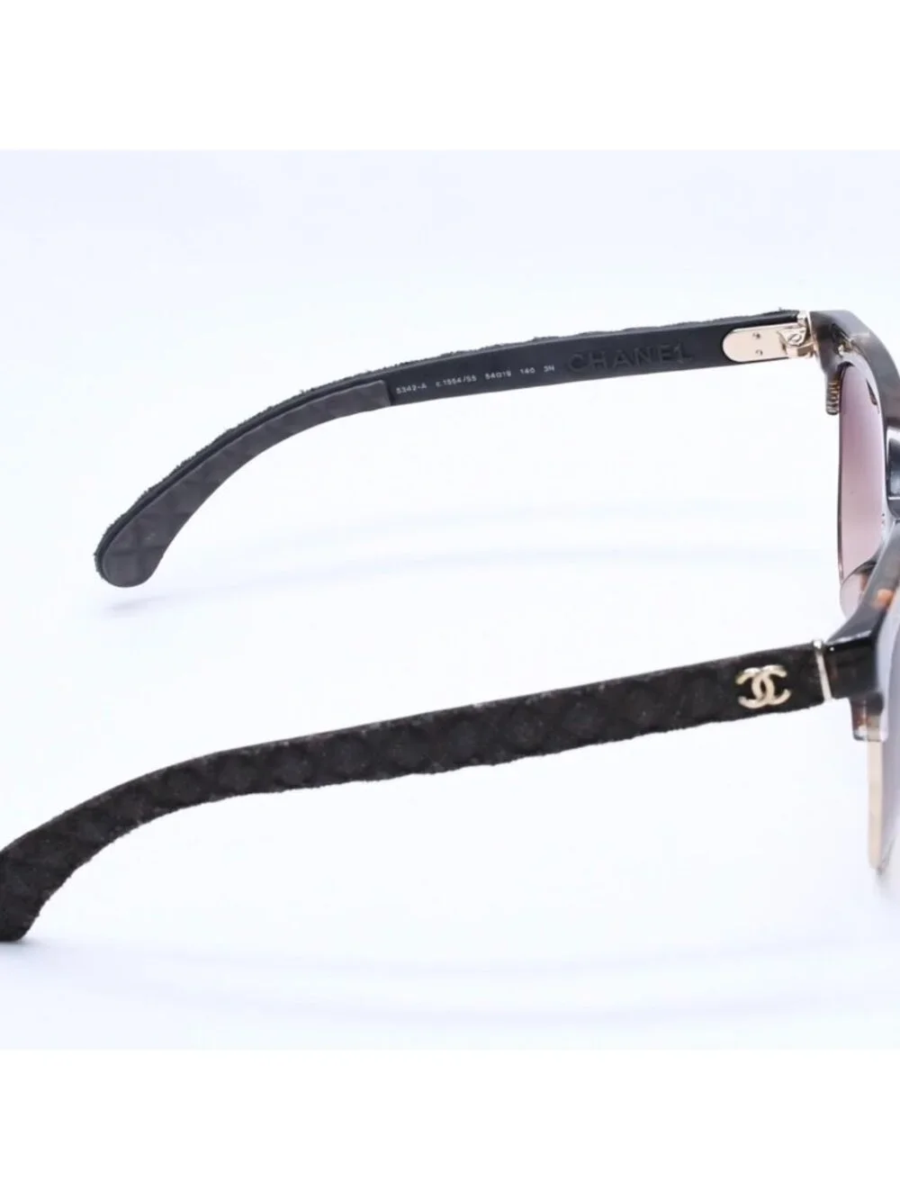 Chanel Sunglasses Eyewear S5 CC Logo Quilted Temple